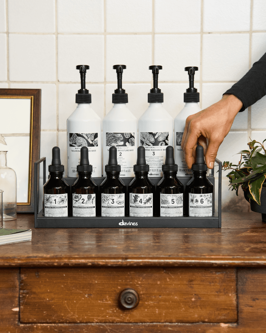 Davines Naturaltech hair care product collection